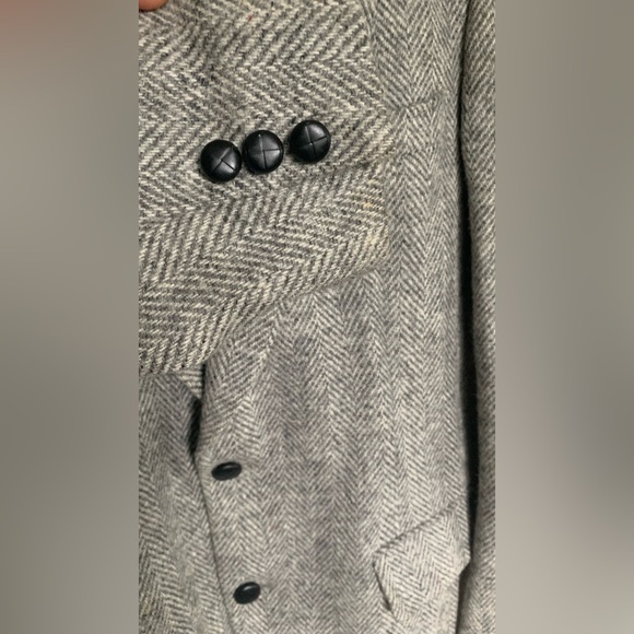 Vintage Harris Tweed Herringbone Blazer Size40 - Picture 4 of 14